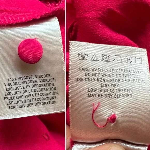 Anthropologie ett:twa Romper Embroidered Pink Women's Size S - Picture 16 of 16